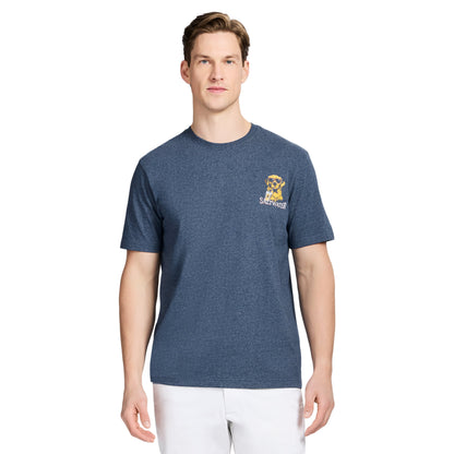 Izod SALTWATER SHORT SLEEVE GRAPHIC TEE - SARGASSO SEA
