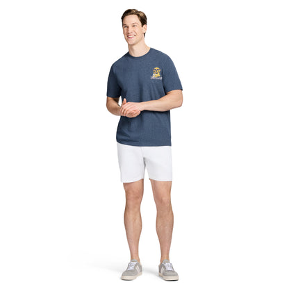 Izod SALTWATER SHORT SLEEVE GRAPHIC TEE - SARGASSO SEA