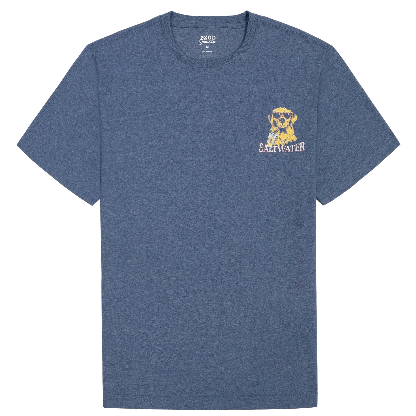 Izod SALTWATER SHORT SLEEVE GRAPHIC TEE - SARGASSO SEA
