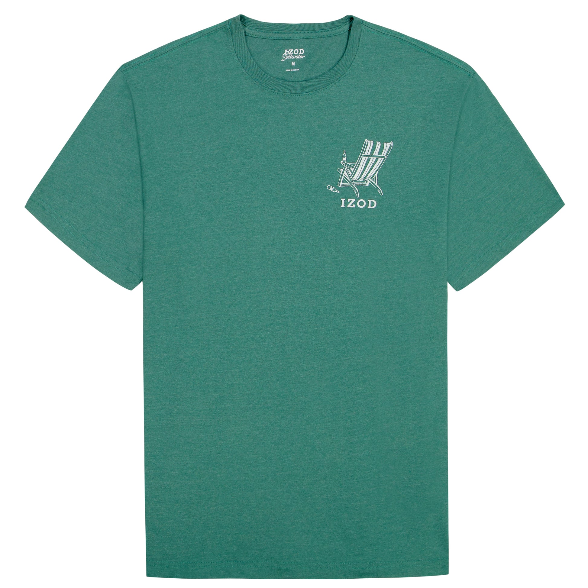 Izod SALTWATER SHORT SLEEVE GRAPHIC TEE - SMOKE PINE