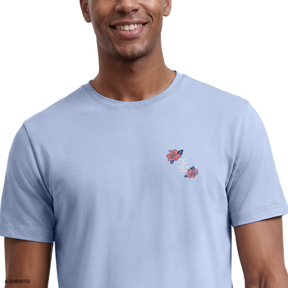 Izod SALTWATER SHORT SLEEVE GRAPHIC TEE - NANTUCKET BREEZE