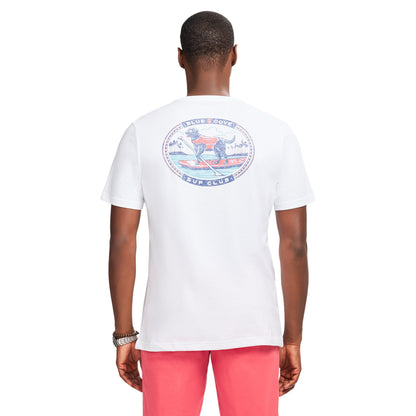 Izod SALTWATER S/S GRAPHIC TEE - BRIGHT WHITE