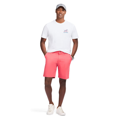 Izod SALTWATER S/S GRAPHIC TEE - BRIGHT WHITE