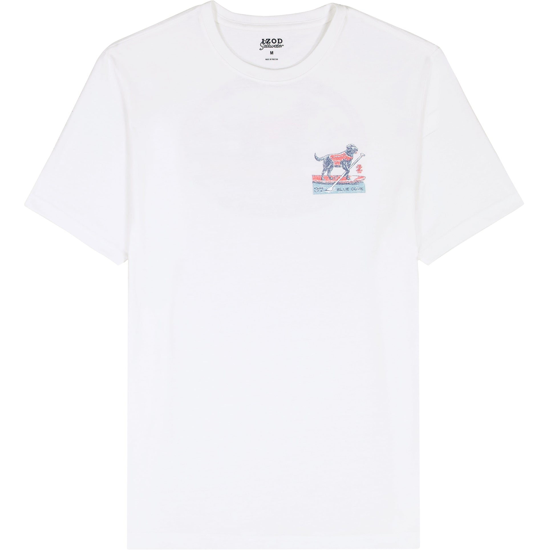 Izod SALTWATER S/S GRAPHIC TEE - BRIGHT WHITE
