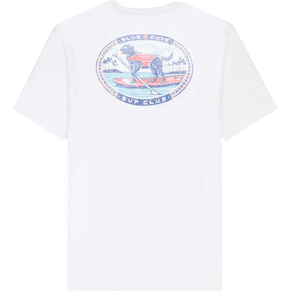 Izod SALTWATER S/S GRAPHIC TEE - BRIGHT WHITE
