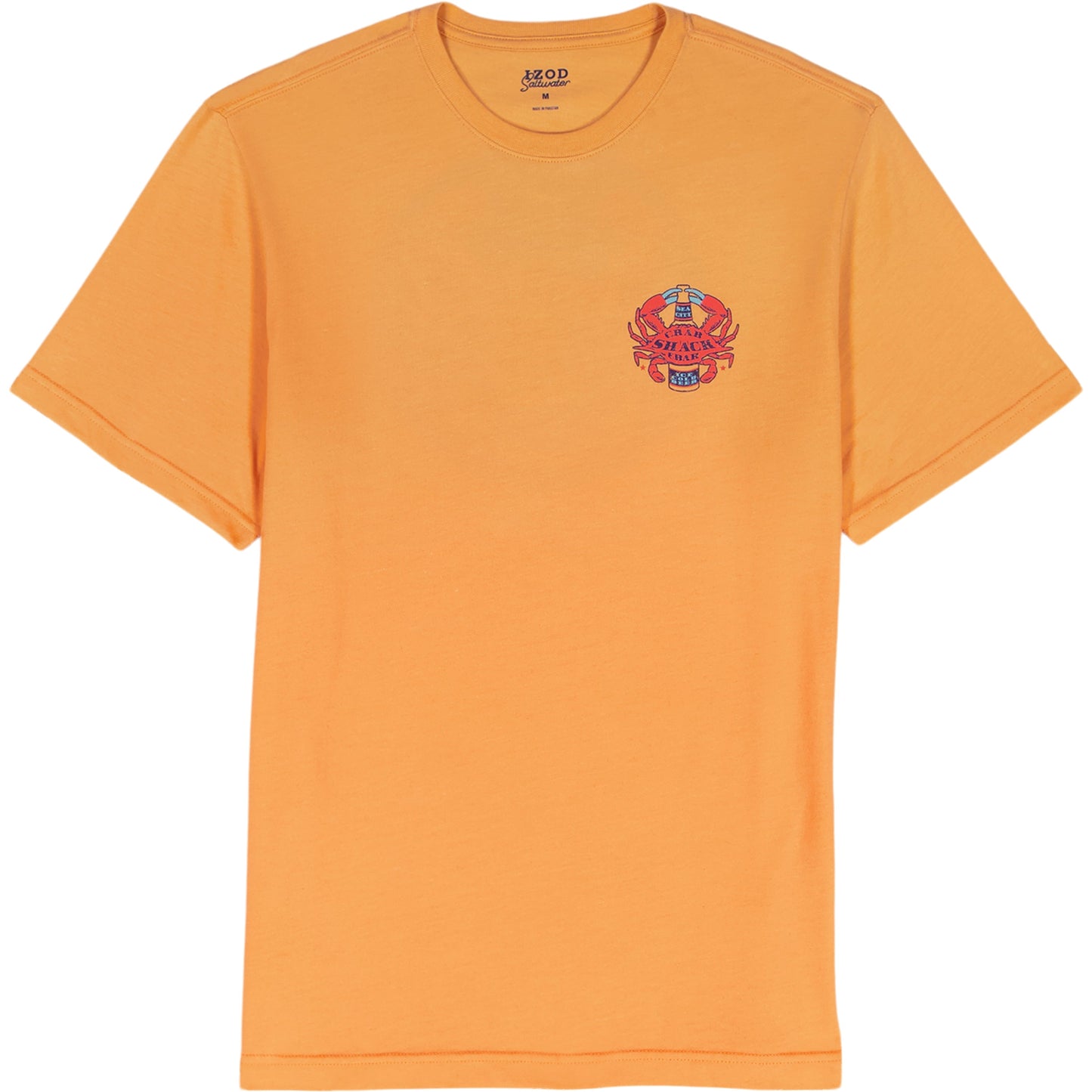 Izod SALTWATER S/S GRAPHIC TEE - PEACH COBBLER