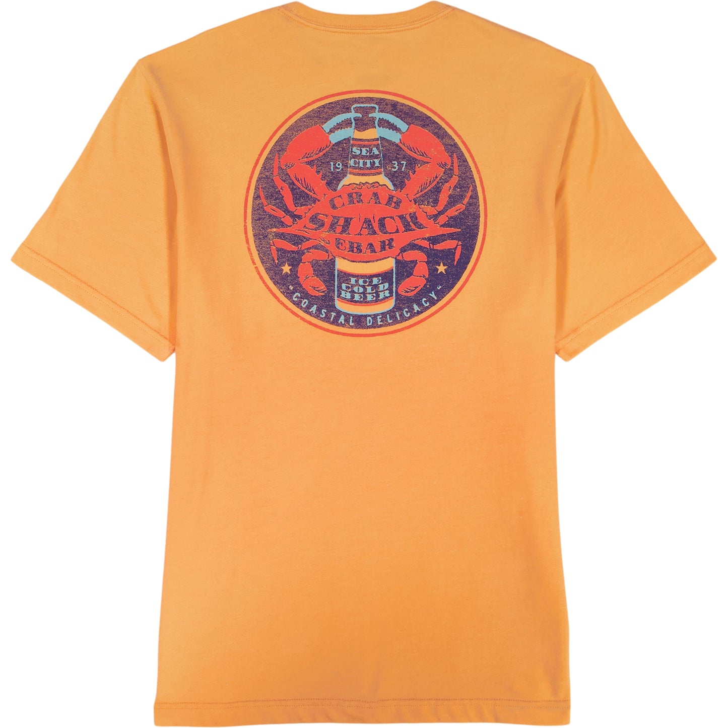 Izod SALTWATER S/S GRAPHIC TEE - PEACH COBBLER