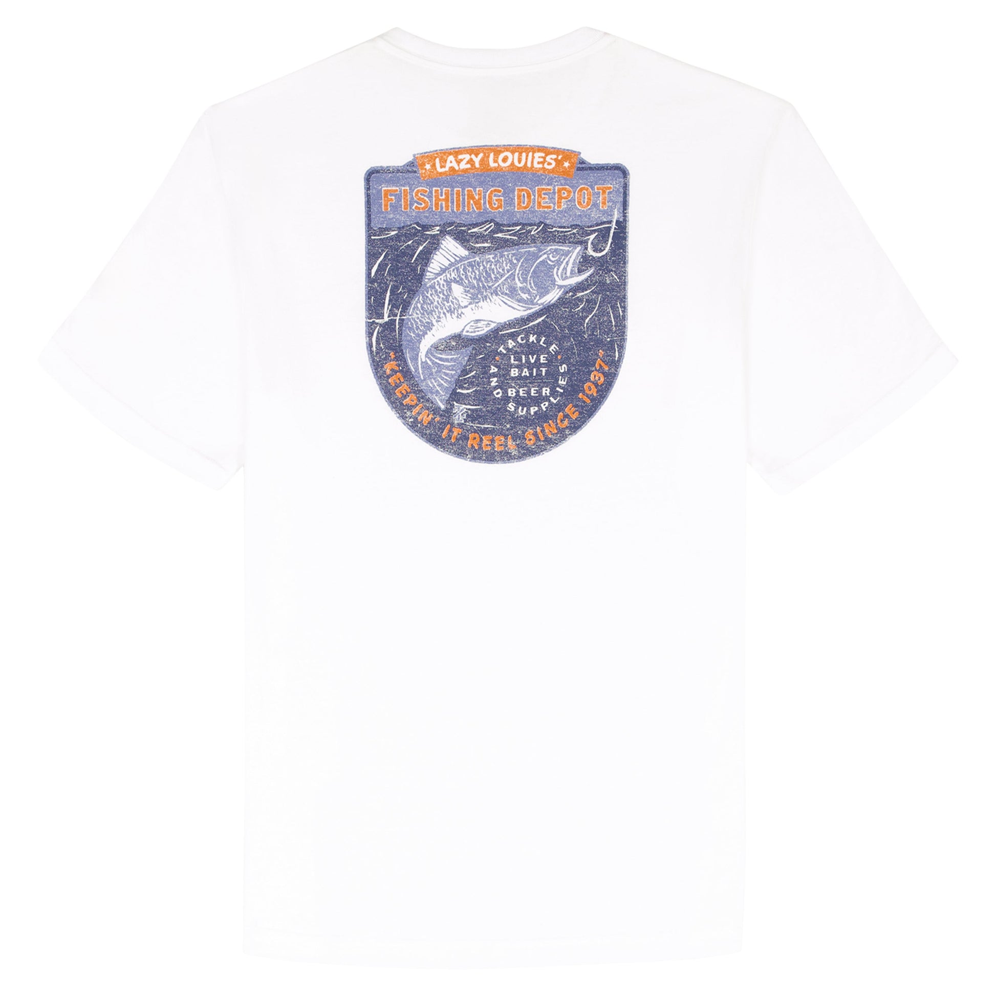 Izod SALTWATER S/S GRAPHIC TEE - BRIGHT WHITE