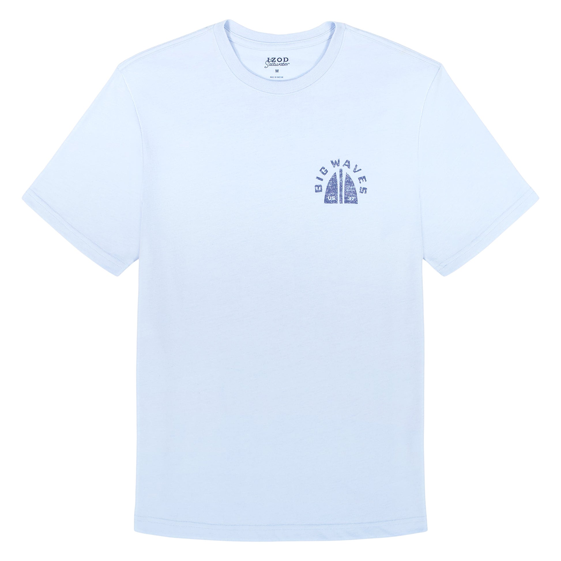 Izod SALTWATER S/S GRAPHIC TEE - CHAMBRAY BLUE