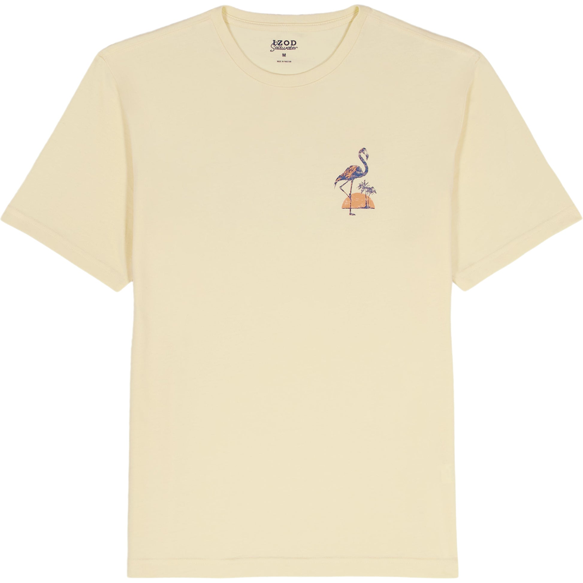 Izod SALTWATER S/S GRAPHIC TEE - PASTEL YELLOW