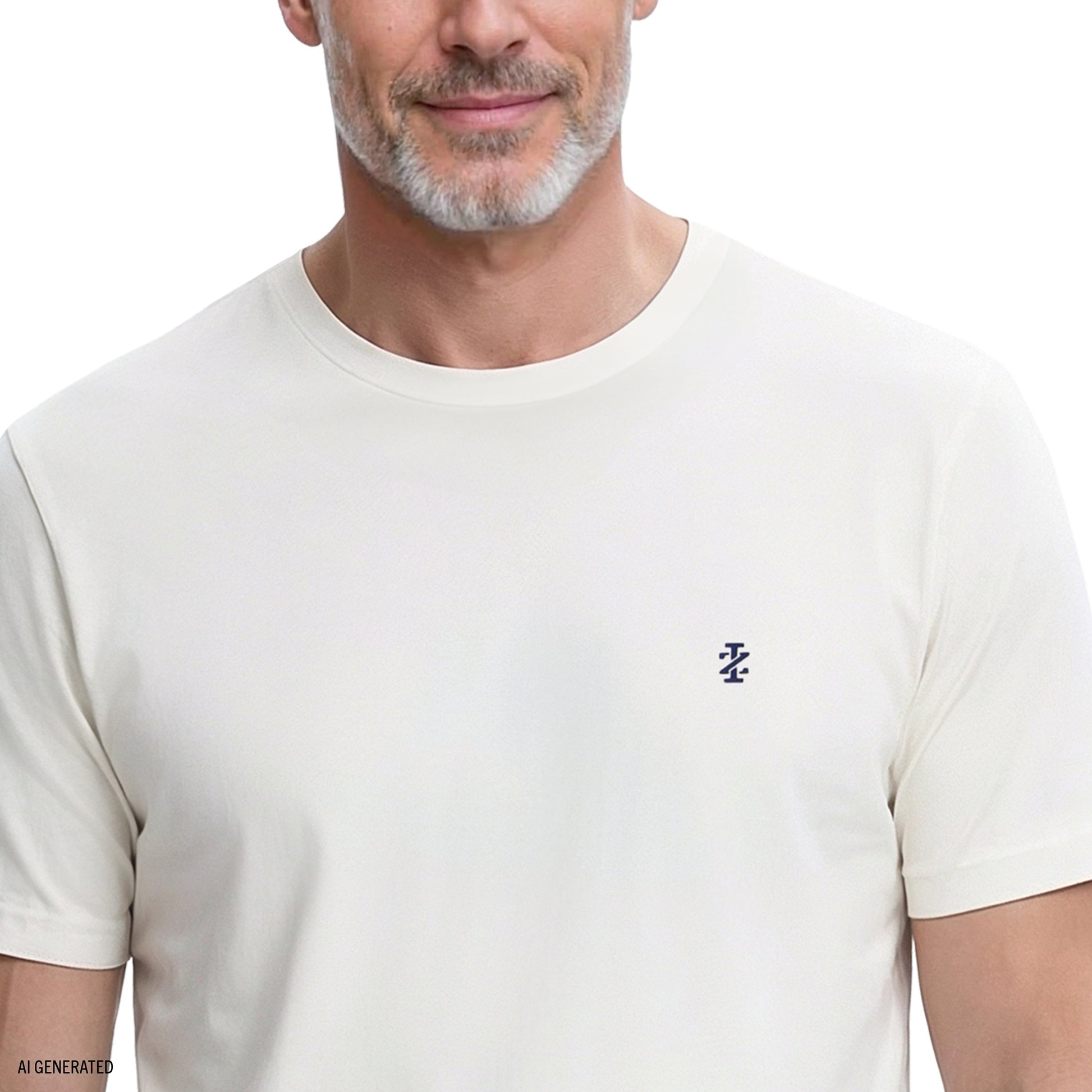 Izod SALTWATER FISHING GEAR S/S GRAPHIC TEE - EGRET