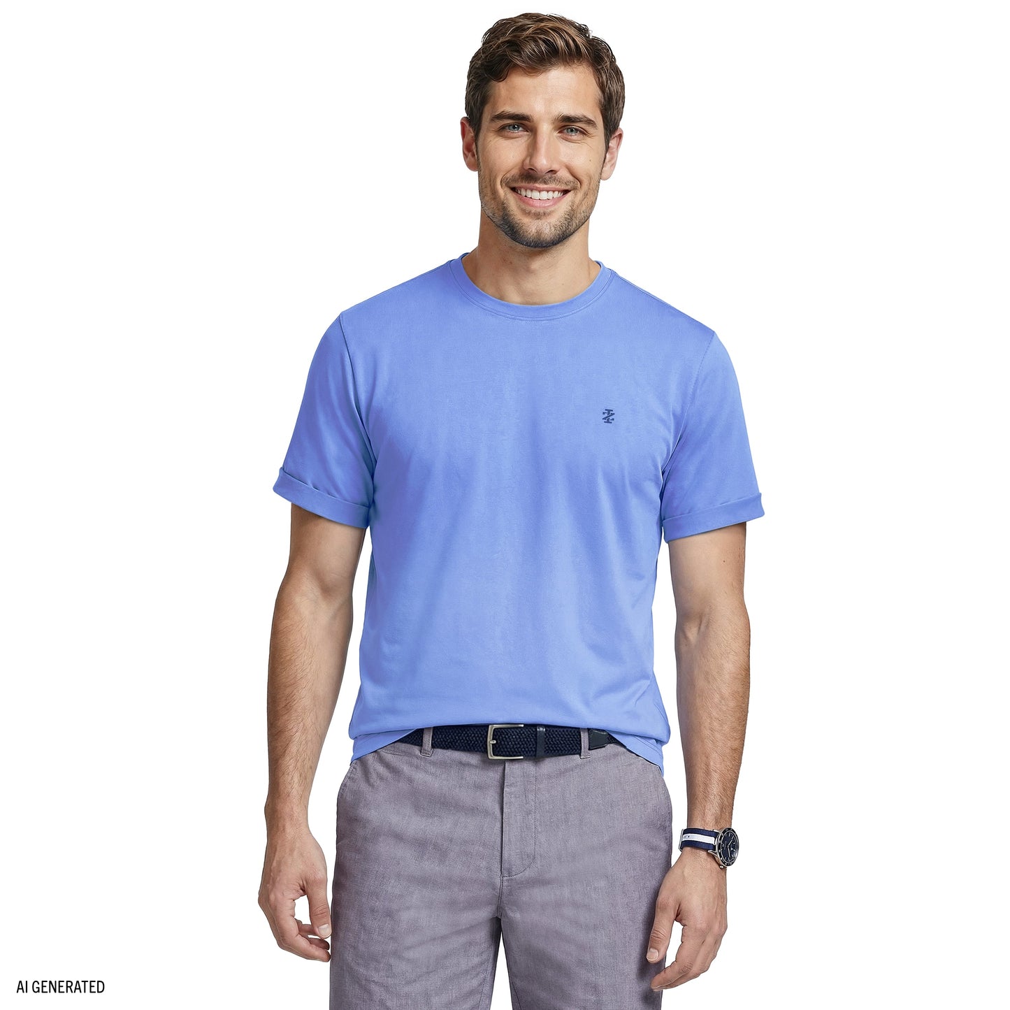 Izod SALTWATER FISHING GEAR S/S GRAPHIC TEE - REGATTA