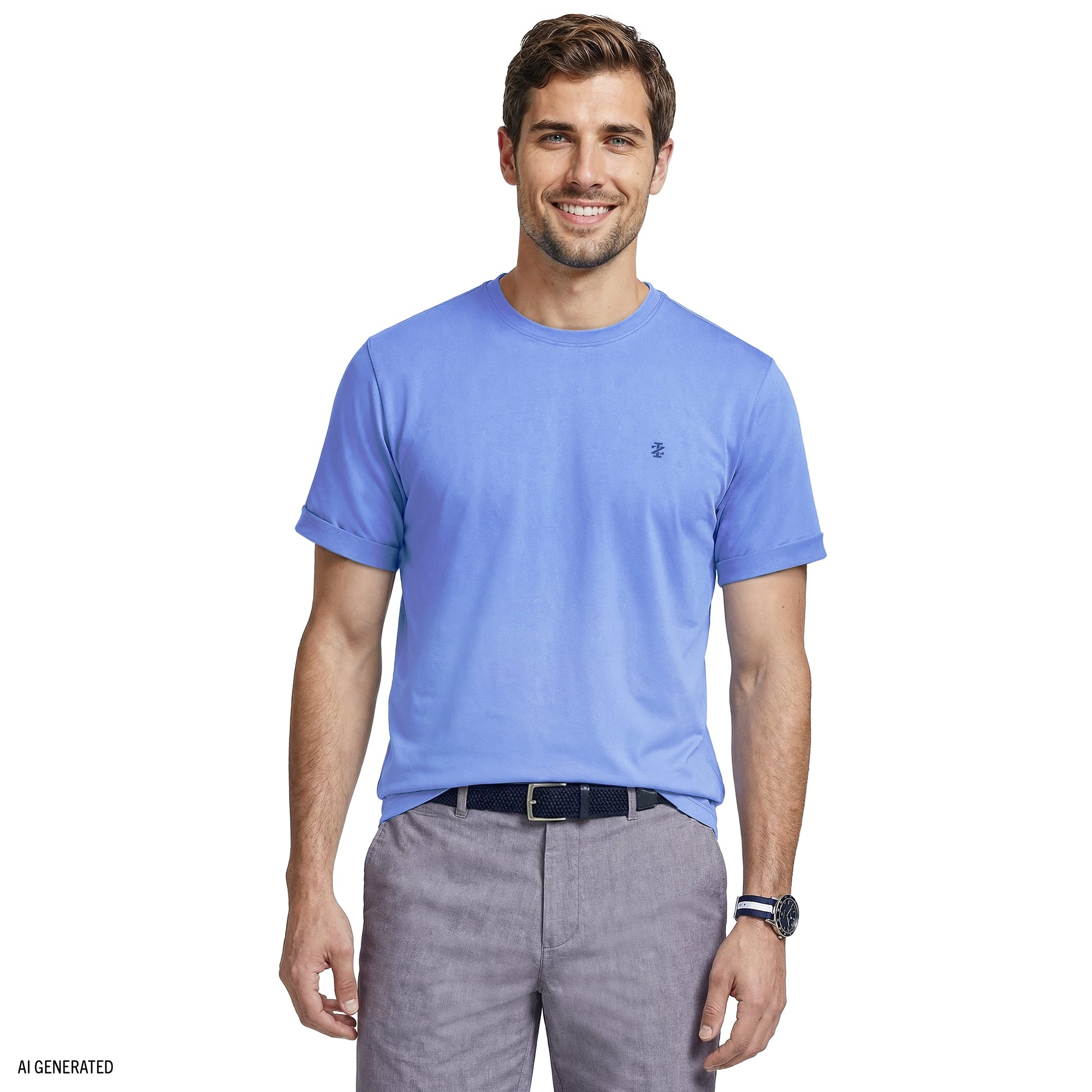 Izod SALTWATER FISHING GEAR S/S GRAPHIC TEE - REGATTA