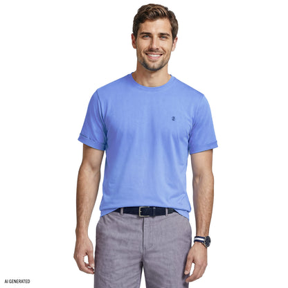 Izod SALTWATER FISHING GEAR S/S GRAPHIC TEE - REGATTA