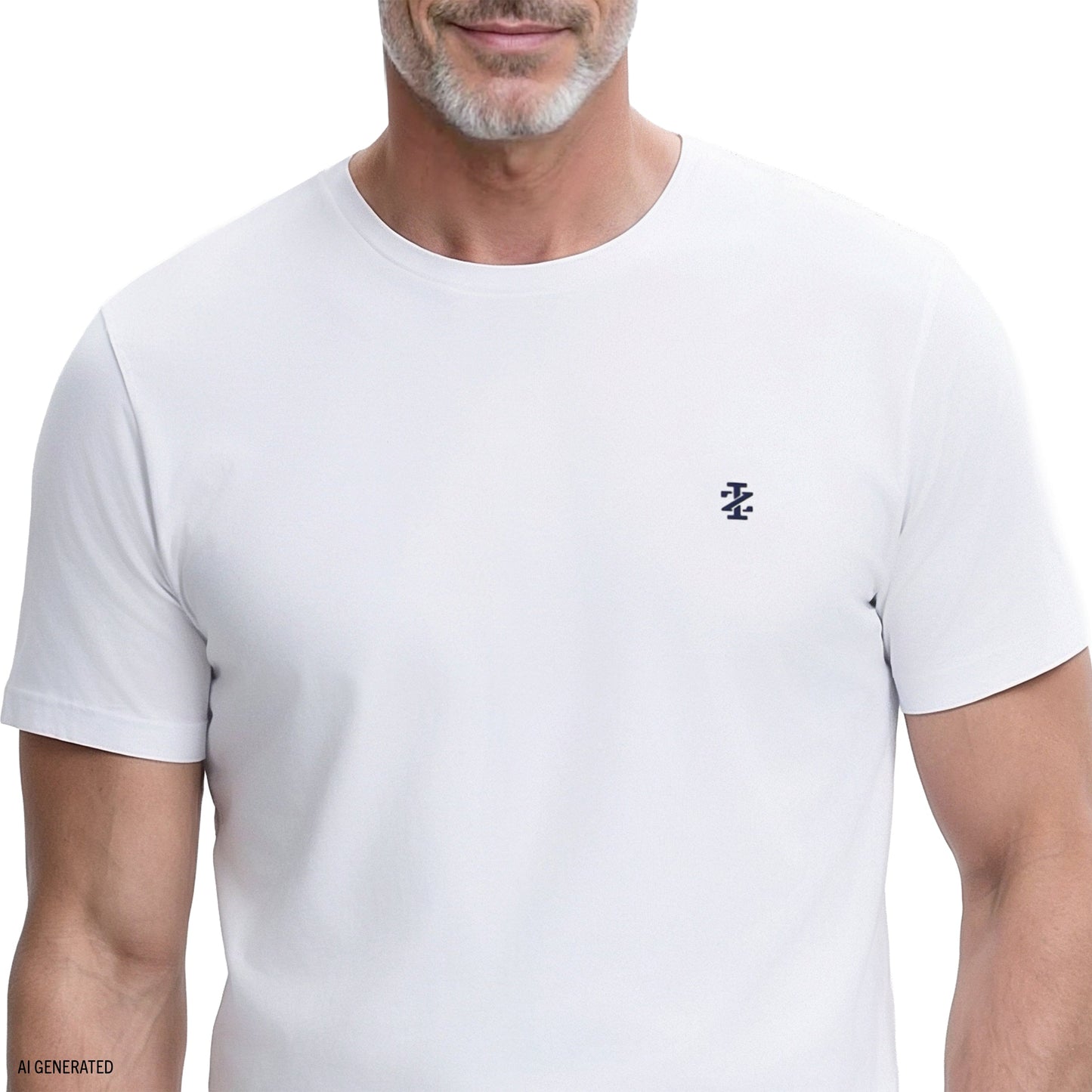 Izod SALTWATER FISHING GEAR S/S GRAPHIC TEE - BRIGHT WHITE