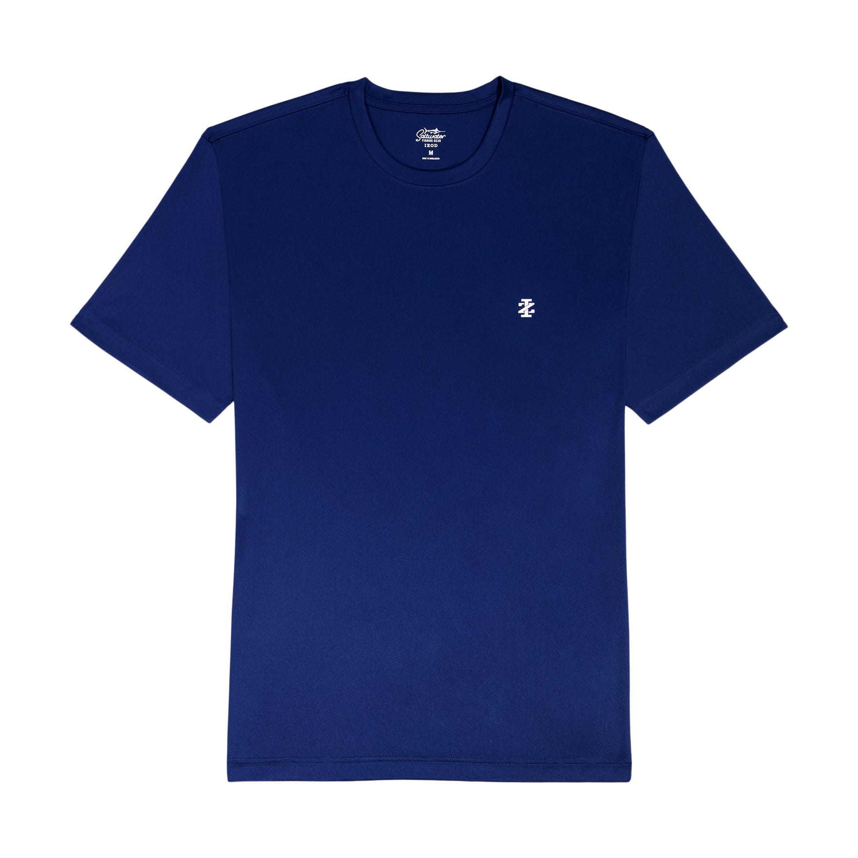 Izod SALTWATER FISHING GEAR S/S GRAPHIC TEE - MEDIEVAL BLUE