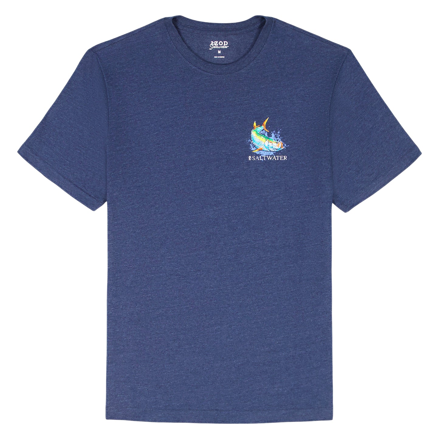 Izod SALTWATER S/S GRAPHIC TEE - CLUB BLUE