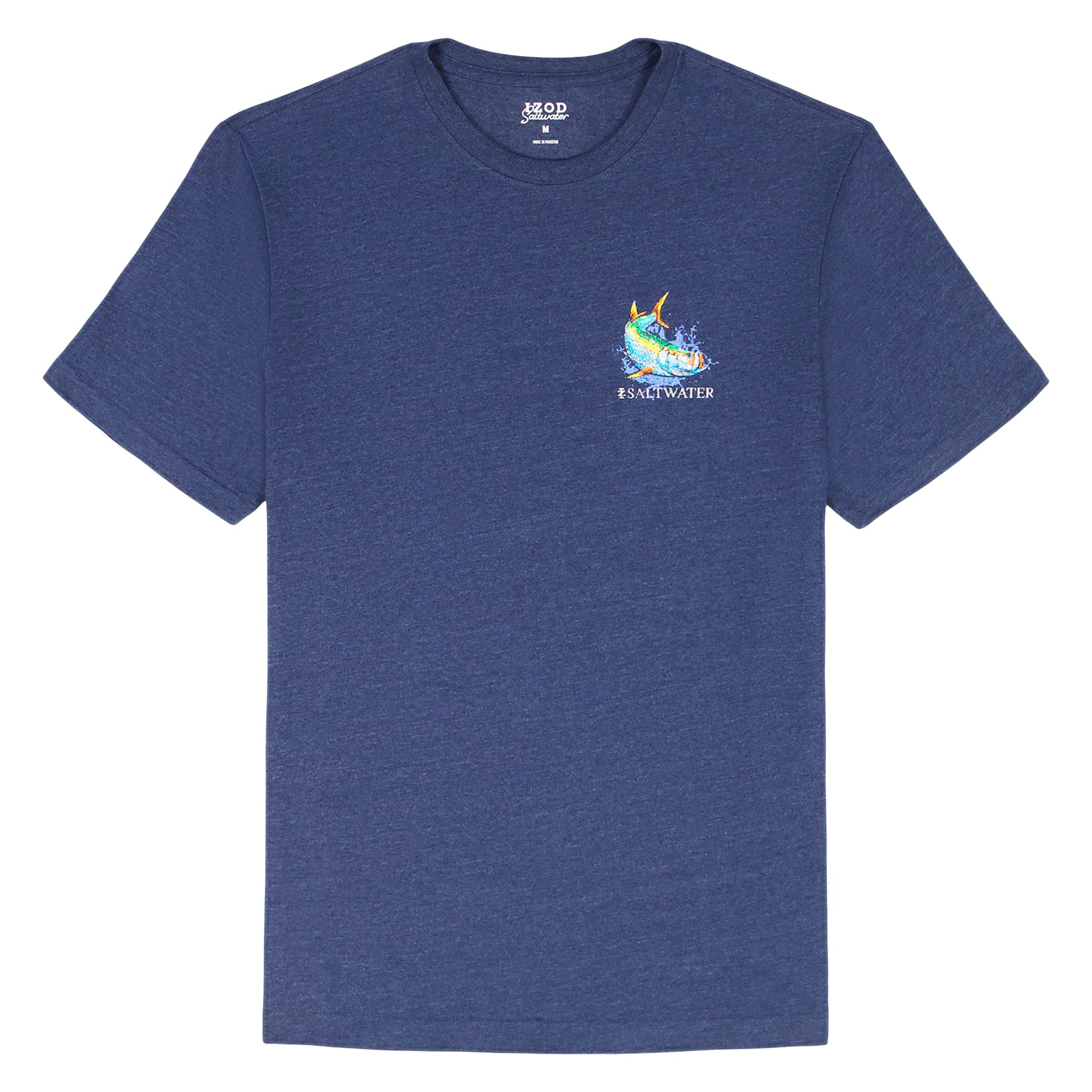 Izod SALTWATER S/S GRAPHIC TEE - CLUB BLUE