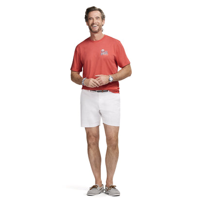 Izod SALTWATER S/S GRAPHIC TEE - ROSE OF SHARON