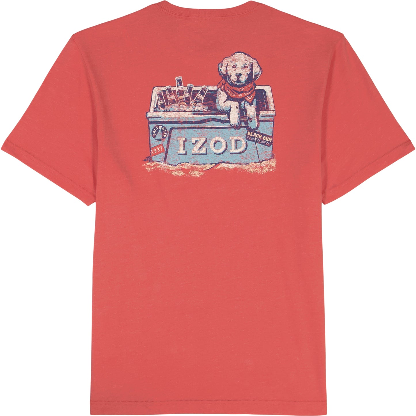 Izod SALTWATER S/S GRAPHIC TEE - ROSE OF SHARON