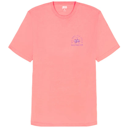 Izod SALTWATER S/S GRAPHIC TEE - ROSE OF SHARON