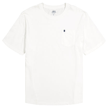 Izod SALTWATER S/S POCKET TEE - BRIGHT WHITE