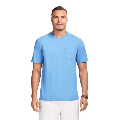 Izod SALTWATER S/S POCKET TEE - BLUE REVIVAL