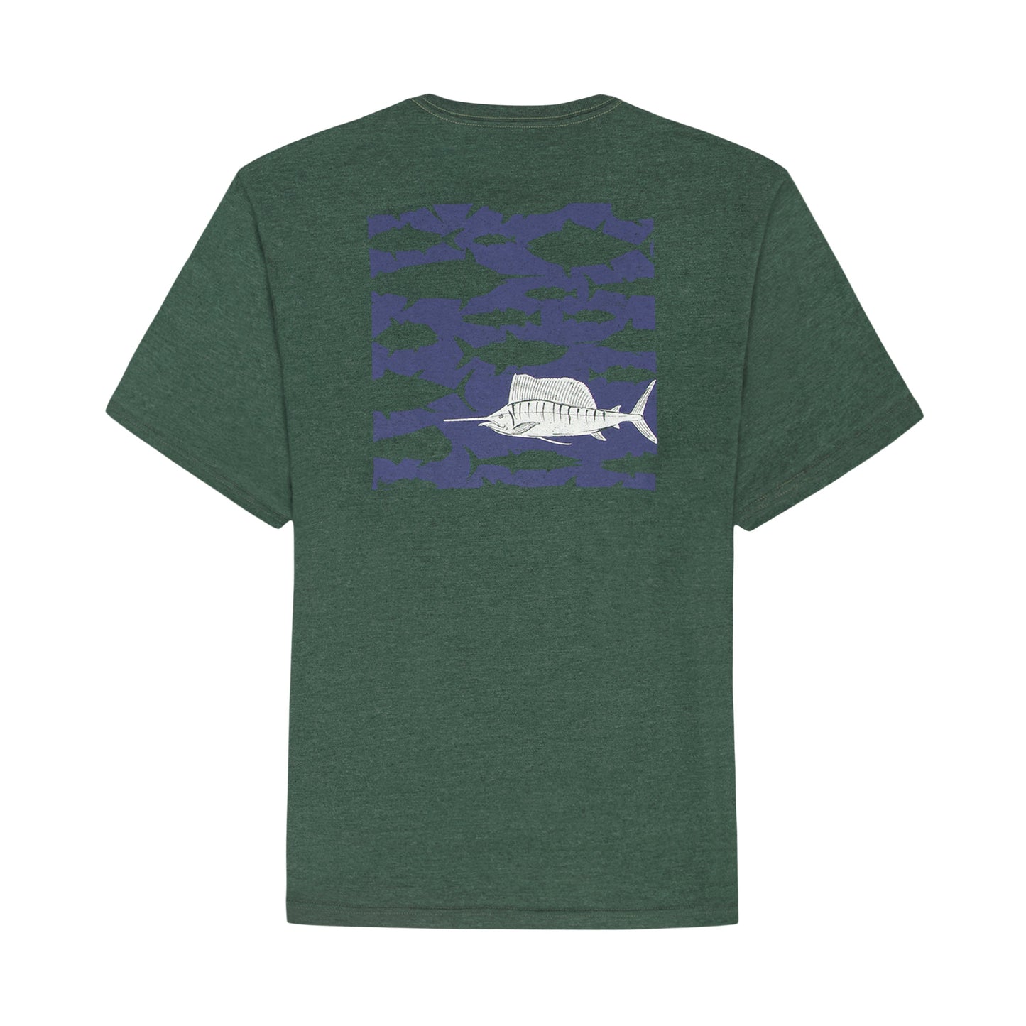 Izod Saltwater Short Sleeve Graphic Tee - Trekking Green