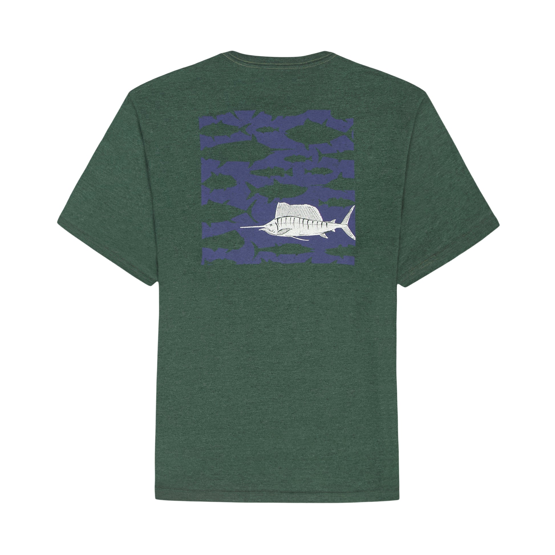 Izod Saltwater Short Sleeve Graphic Tee - Trekking Green