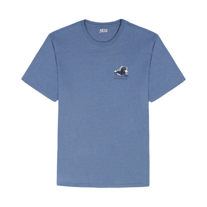 Izod Saltwater Short Sleeve Graphic Tee - Moonlight Blue