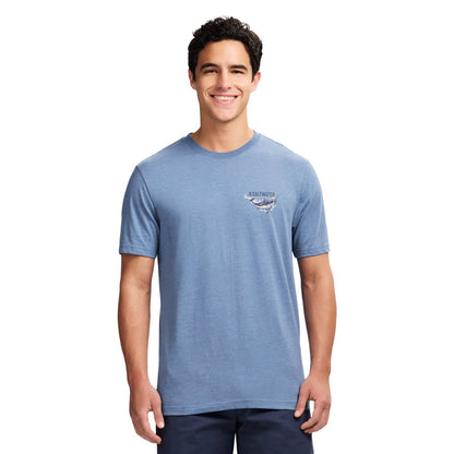 Izod Saltwater Short Sleeve Graphic Tee - Moonlight Blue