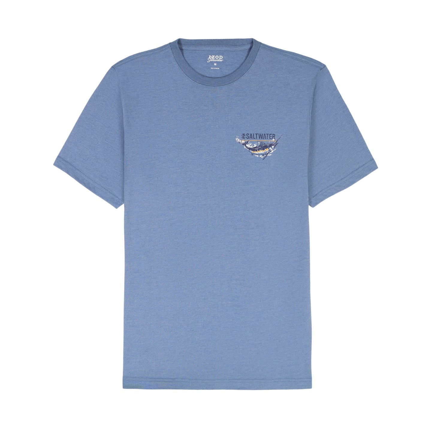 Izod Saltwater Short Sleeve Graphic Tee - Moonlight Blue