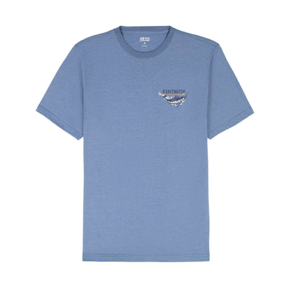 Izod Saltwater Short Sleeve Graphic Tee - Moonlight Blue