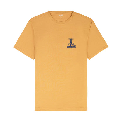 Izod Saltwater Short Sleeve Graphic Tee - Oak Buff