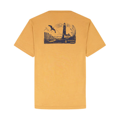 Izod Saltwater Short Sleeve Graphic Tee - Oak Buff