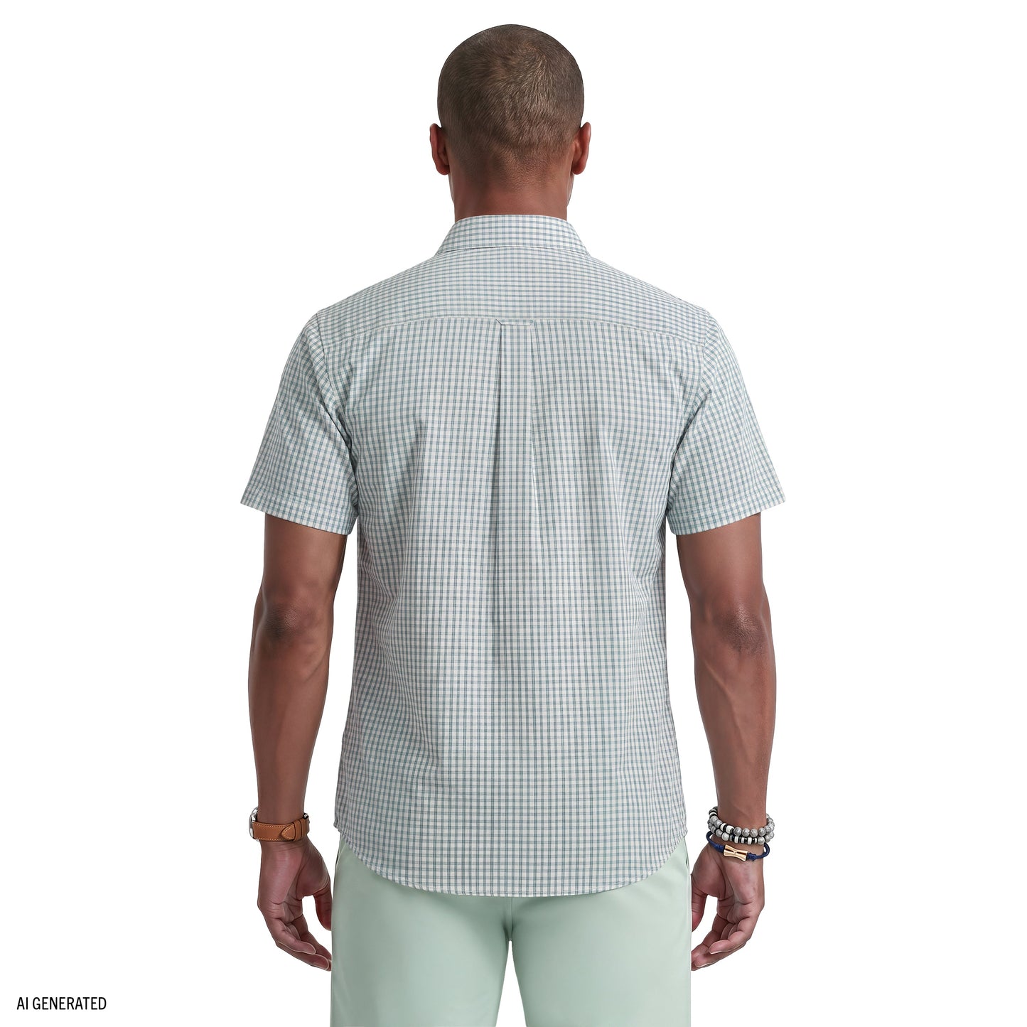 Izod BREEZE SHORT SLEEVE BUTTON DOWN SHIRT - SYCAMORE