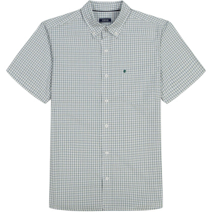 Izod BREEZE SHORT SLEEVE BUTTON DOWN SHIRT - SYCAMORE