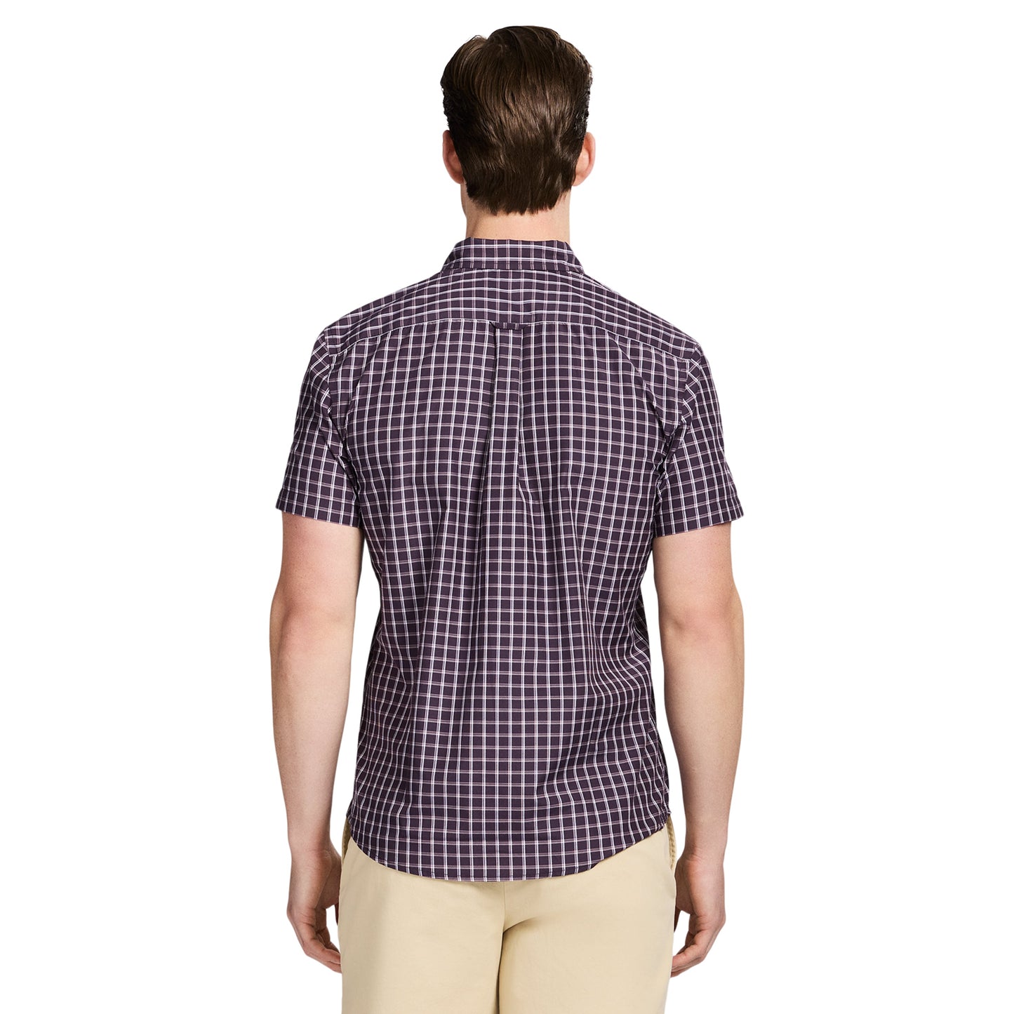 Izod BREEZE SHORT SLEEVE BUTTON DOWN SHIRT - NIGHTSHADE