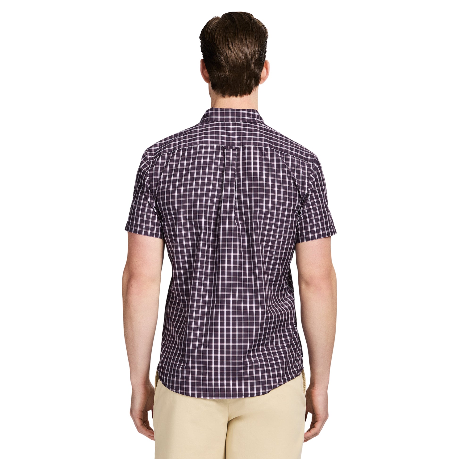 Izod BREEZE SHORT SLEEVE BUTTON DOWN SHIRT - NIGHTSHADE