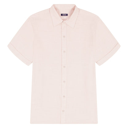Izod LUXURY S/S BUTTON-DOWN SHIRT - CROCKERY
