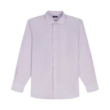 Izod ROYAL TEXTURE L/S BUTTON-DOWN DRESS SHIRT - PASTEL LILAC