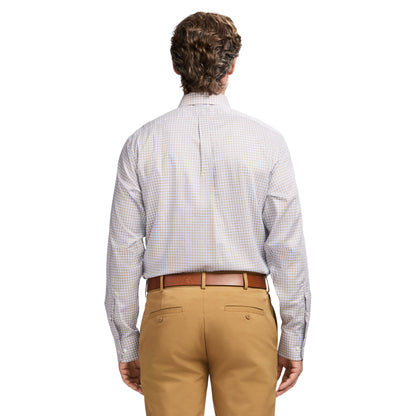 Izod Royal Texture Button Down Dress Shirt - Cedarwood Khaki