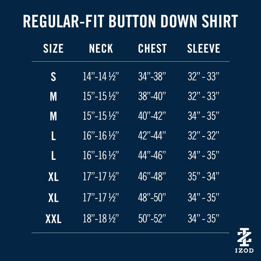 Izod Royal Texture Button Down Dress Shirt - Cedarwood Khaki