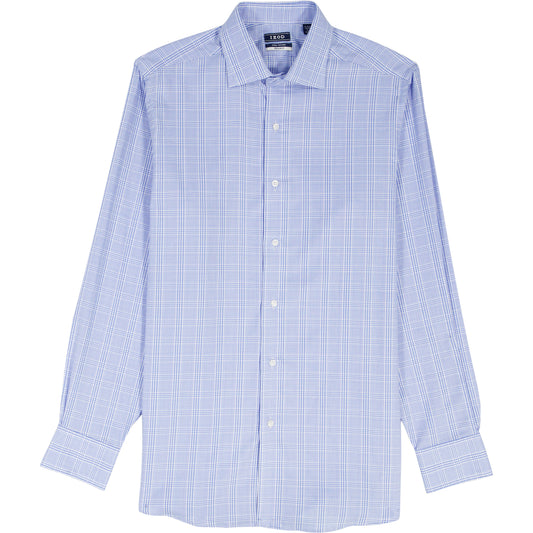Izod Royal Texture Button Down Dress Shirt - Ultramarine