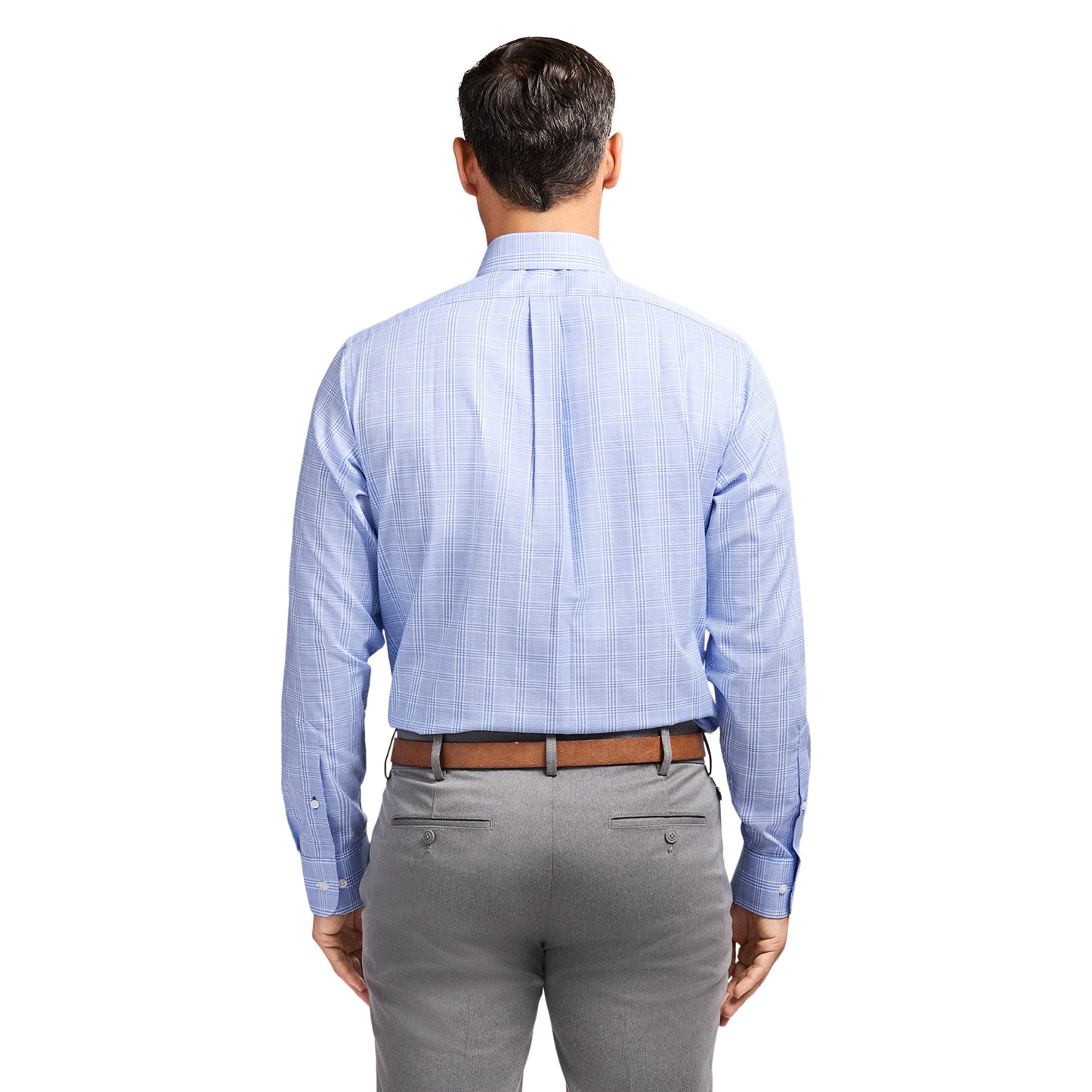 Izod Royal Texture Button Down Dress Shirt - Ultramarine