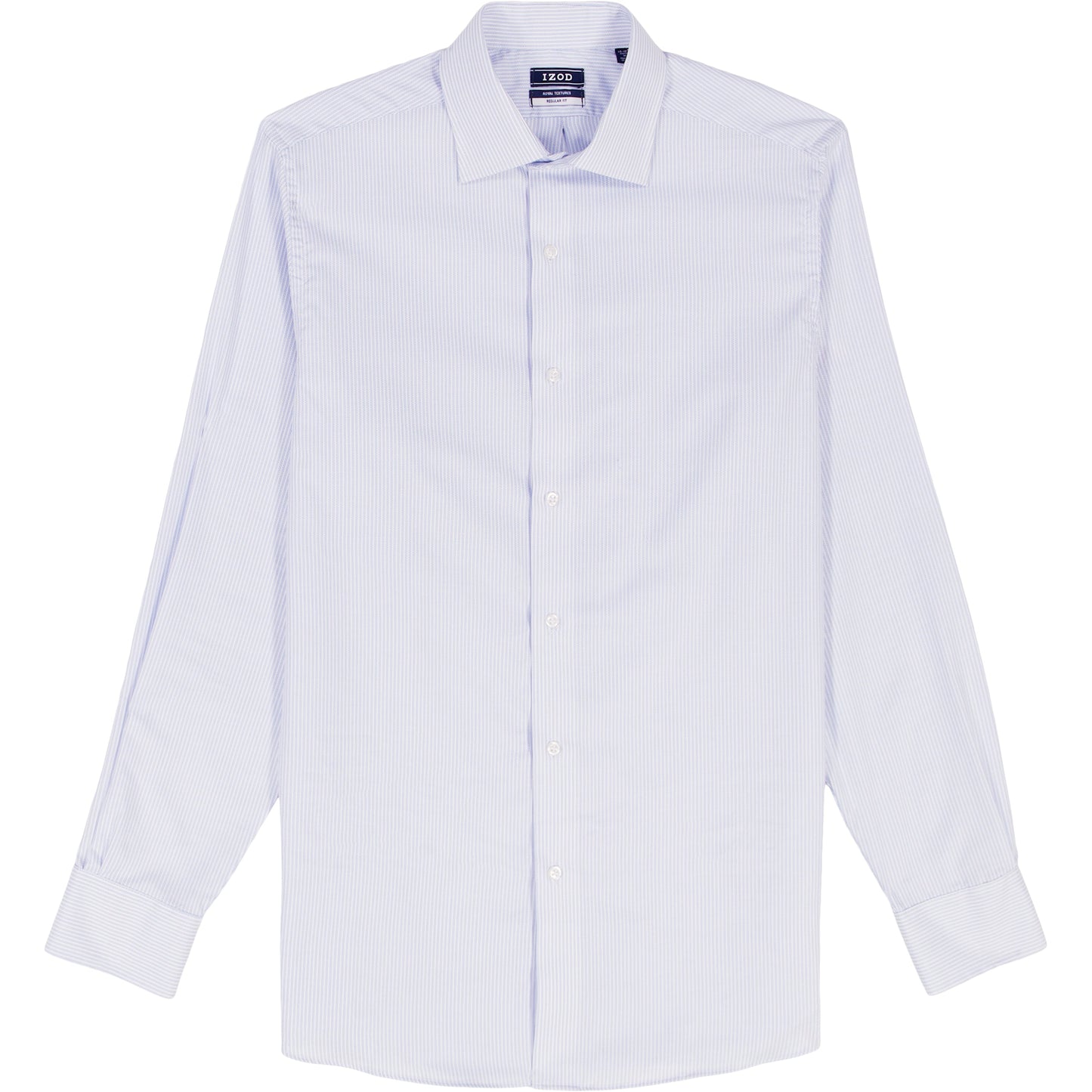 Izod Royal Texture Button Down Dress Shirt - Della Robbia Blue