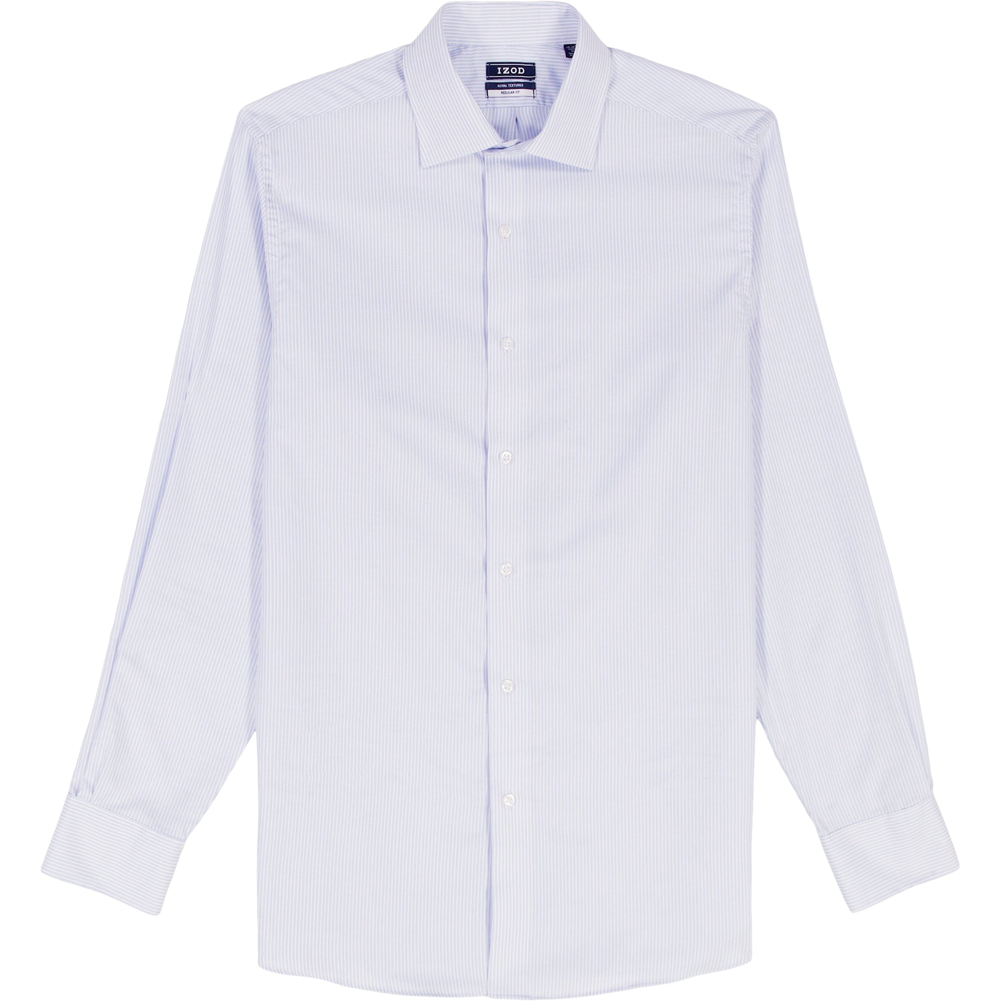 Izod Royal Texture Button Down Dress Shirt - Della Robbia Blue