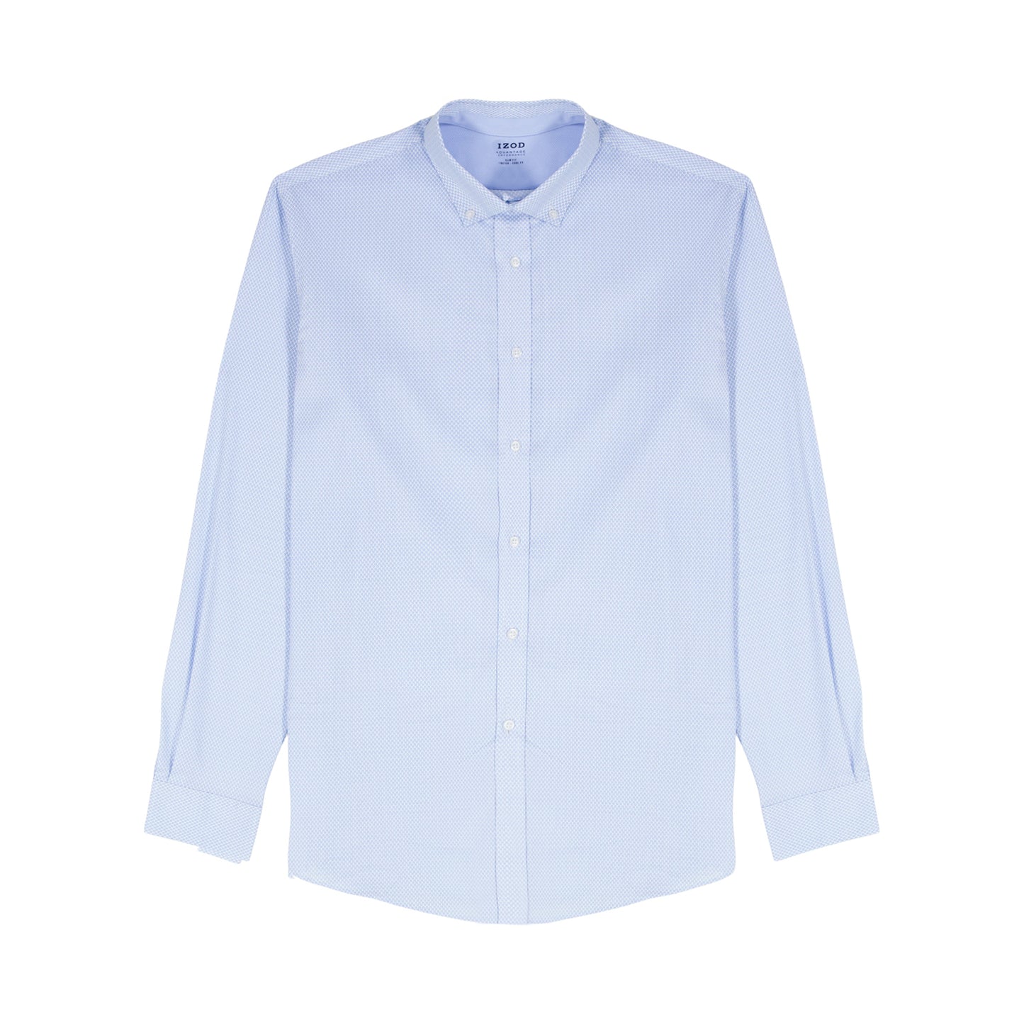 Izod Cool Fx Button Down Dress Shirt - Della Robbia Blue
