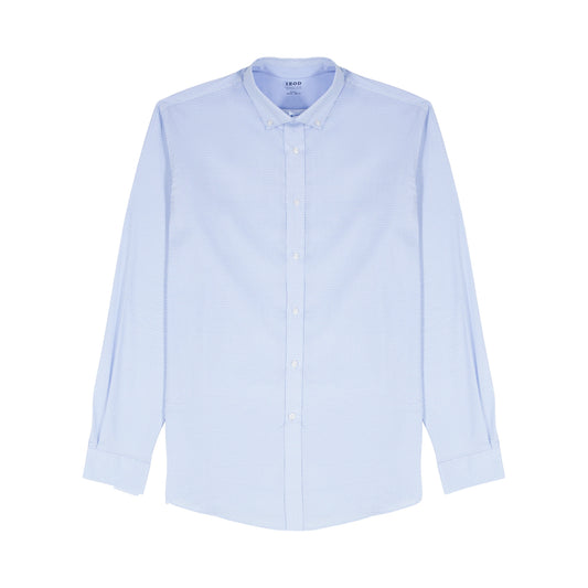 Izod Cool Fx Button Down Dress Shirt - Della Robbia Blue