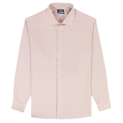 Izod Royal Texture Button Down Dress Shirt - Cedarwood Khaki